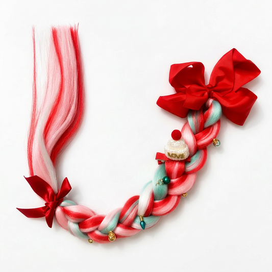 Christmas charm braid