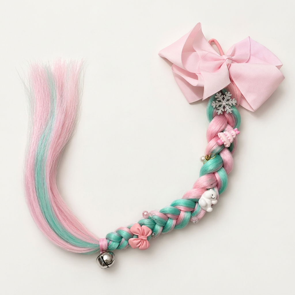 Christmas charm braid