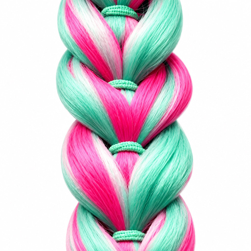 Custom Pick and Mix 3D Handmade Reversible Braid - Choose 2 or 3 Colours