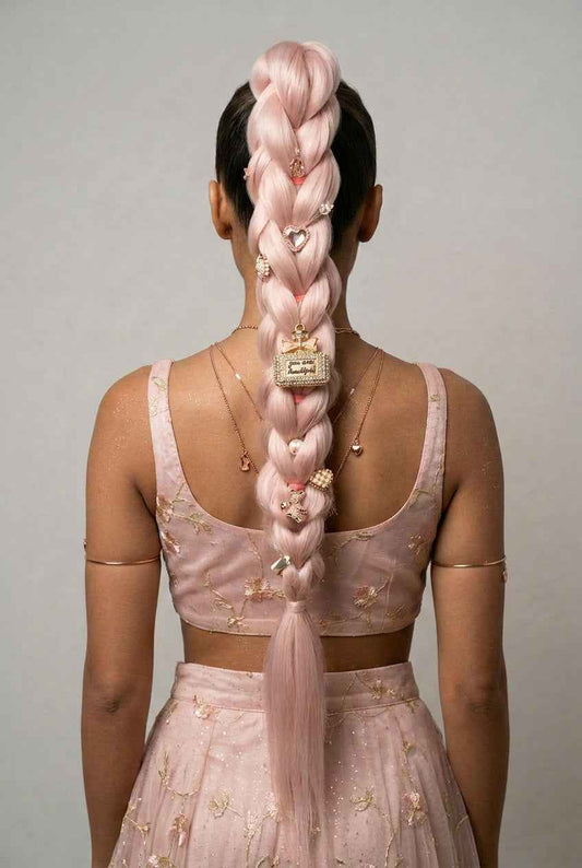 Handmade 3D Braid - 30 inch (No Tinsel)