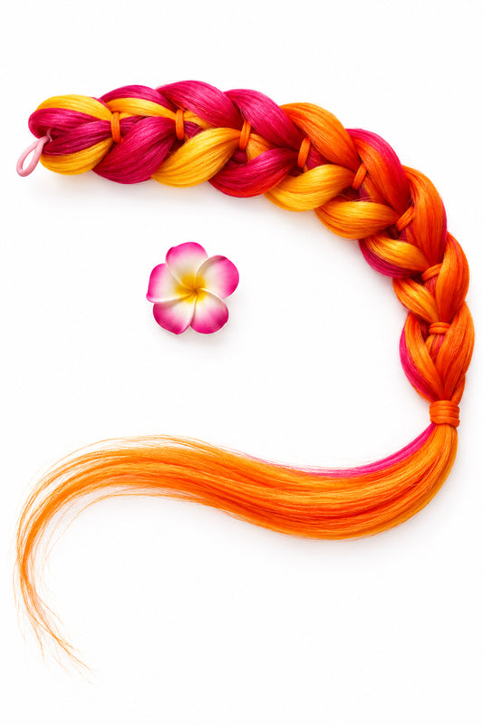 Custom Pick and Mix 3D Handmade Reversible Braid - Choose 2 or 3 Colours