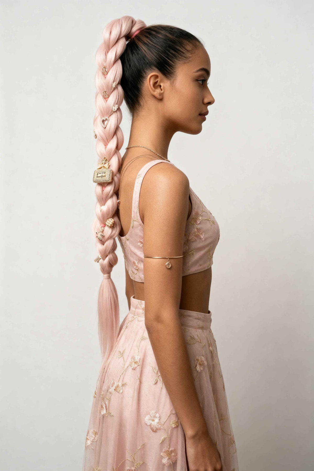 Handmade 3D Braid - 30 inch (No Tinsel)
