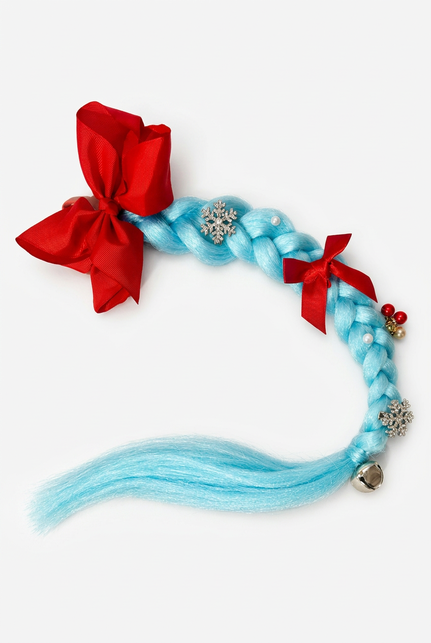 Christmas charm braid